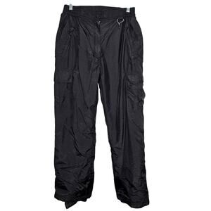 Sport Essentials Black Cargo Snow Pants Unisex SZ MD Insulated Snow Ski Sports
